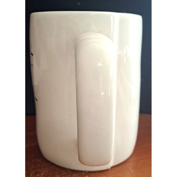 Rae Dunn Artisan Collection by Magenta SHINE 20oz. Mug White With Yellow Inside - Picture 2 of 8